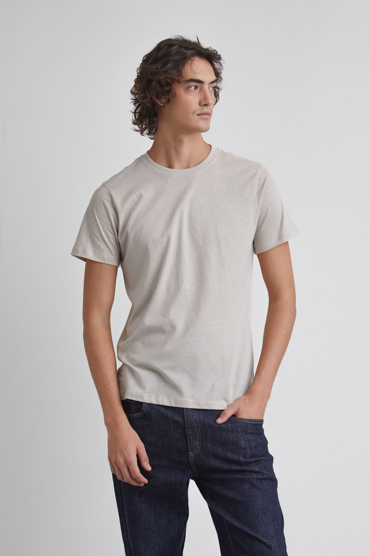 T-SHIRT LINEN CURACAO_0 1